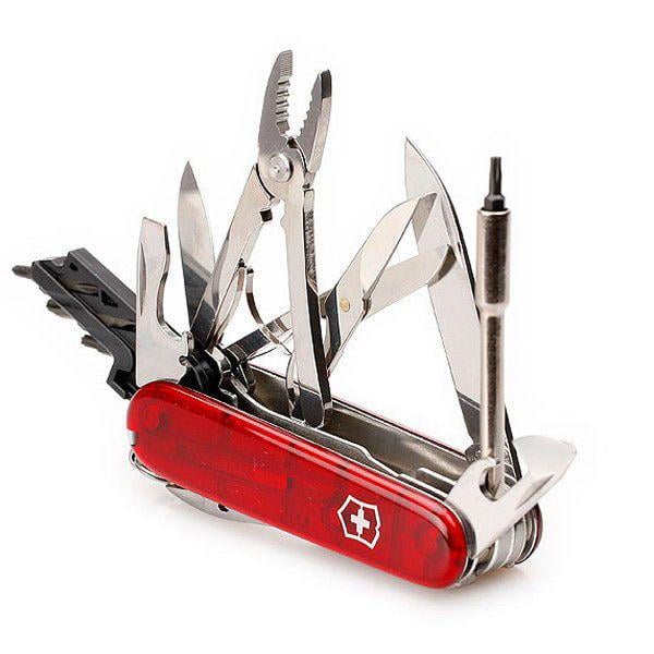 Нож складной Victorinox CyberTool 34 Red Trans (1.7725.T) - фото 3