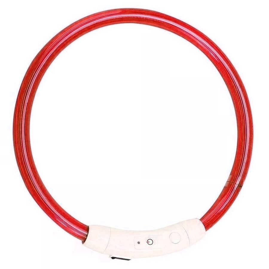Нашийник iPets LC-01 з LED світінням L Червоний - фото 2 Нашийник iPets LC-01 з LED світінням L Червоний - фото 2