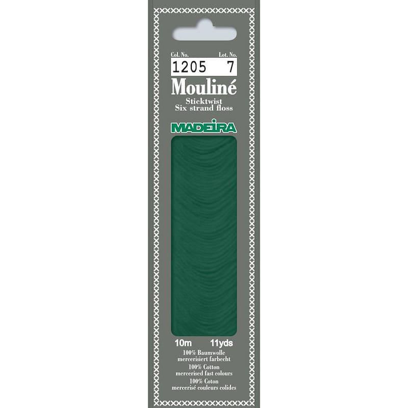 Нитки мулине Madeira 1205 Mouline Нефрит