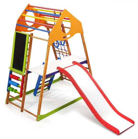 Детский спортивный комплекс для дома SportBaby KindWood Plus3 (ASportBaby14)