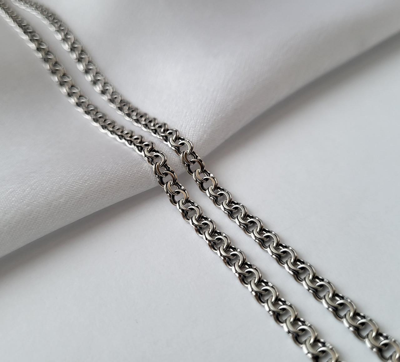 Цепочка серебряная плоская 925 пробы 10,40 г (55 см)