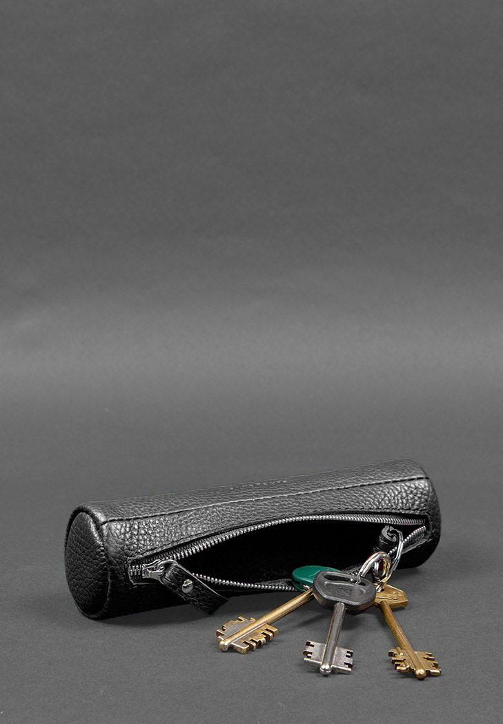 Ключница кожаная 3.1 Тубус XL Черный (A-028131) - фото 6 Ключница кожаная 3.1 Тубус XL Черный (A-028131) - фото 6