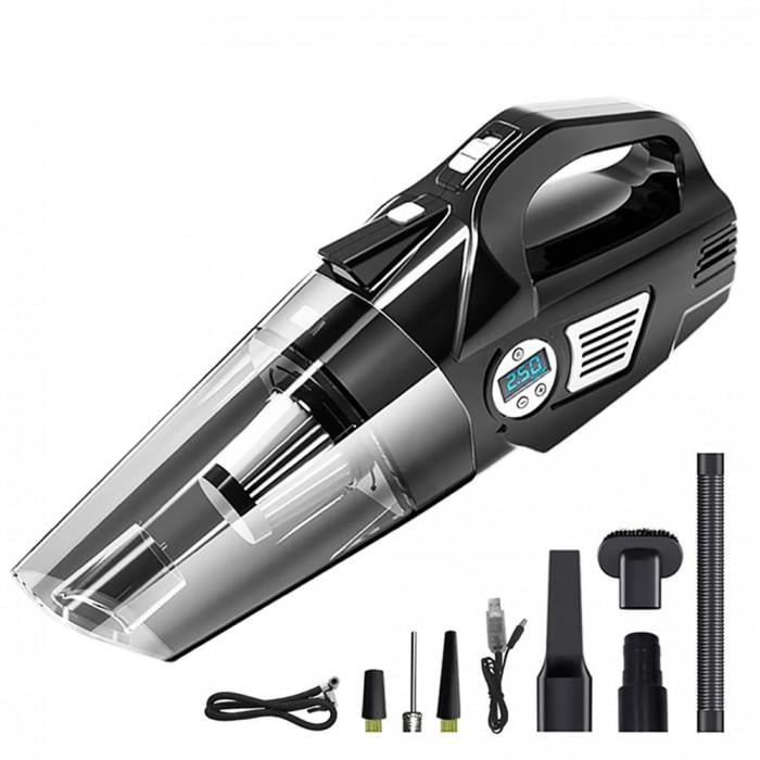 Автопилосос бездротовий Car Mounted Vacuum Cleaner 4в1 з електронним манометром (JM_7554)
