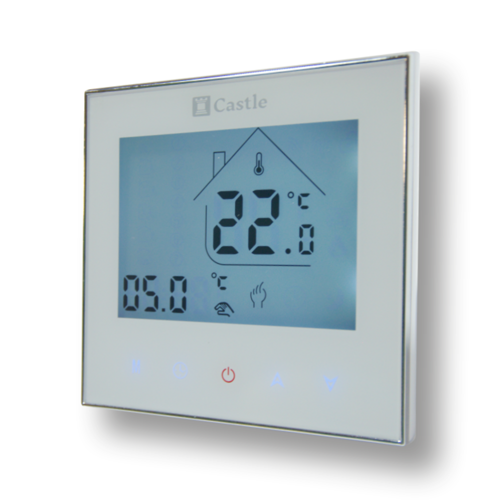 Терморегулятор для теплого пола Castle AC605H с функцией WI-FI Белый (547)