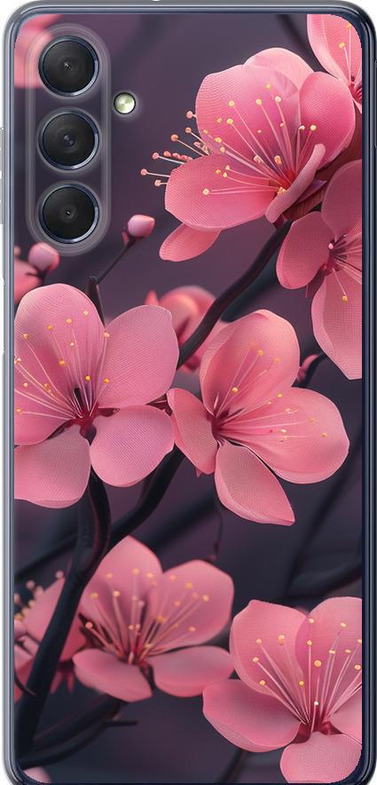 Чехол на Samsung Galaxy M54 Пурпурная сакура (6075u-3039-42517)