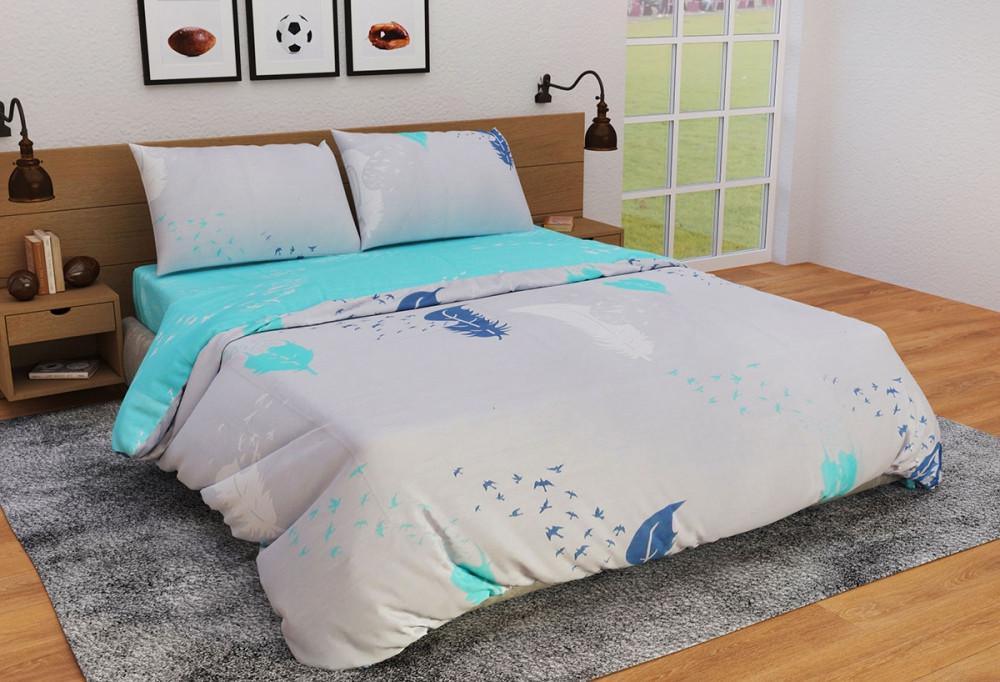 Постельное белье Лелека ранфорс 547Д полуторное (2000025767)