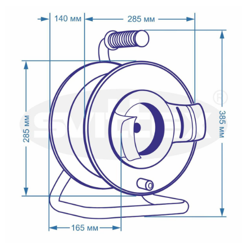 Подовжувач на котушці SVITTEX з виносною розеткою 40 м (SV-2200) - фото 2 Подовжувач на котушці SVITTEX з виносною розеткою 40 м (SV-2200) - фото 2