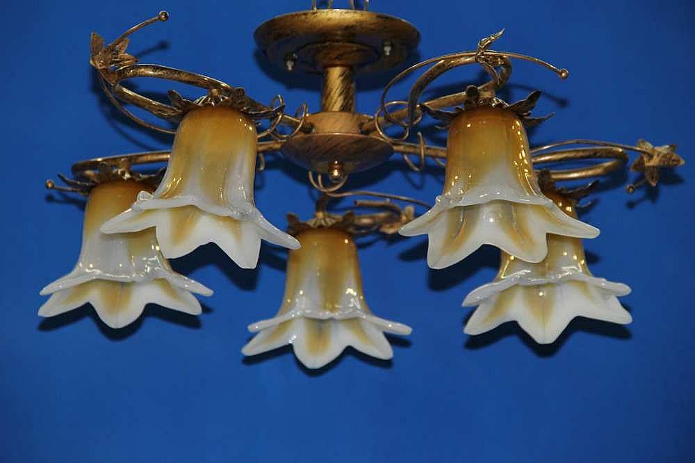 Люстра с плафонами Ray LA222/5 GB (IR005830) Люстра с плафонами Ray LA222/5 GB (IR005830)