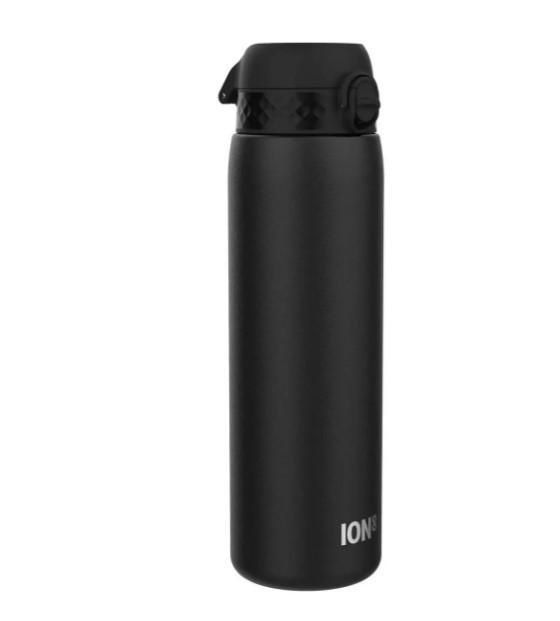 Бутылка для воды металлическая ION8 Stainless Steel 1200 мл Black (I8SS1000BLK)