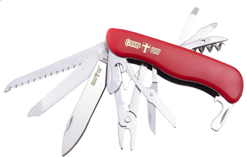 Мультитул Grand Way 60011 мультифункционал количество функций 15