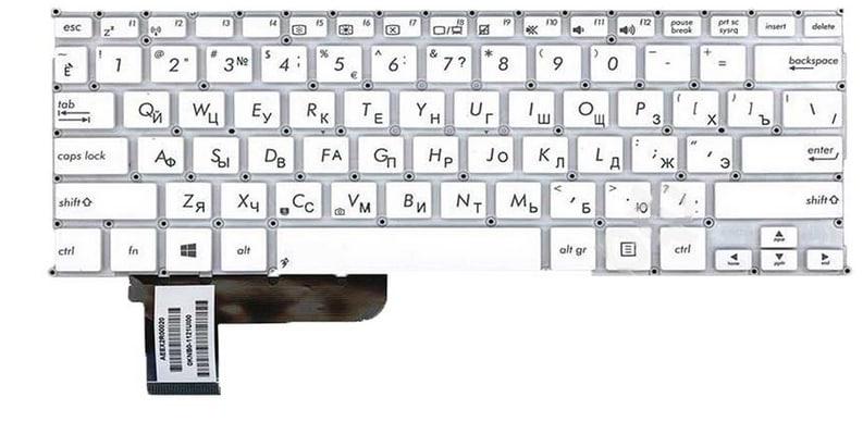 Клавіатура для ноутбука Asus L205 L205SA матова (0KNB0-1120RU00)