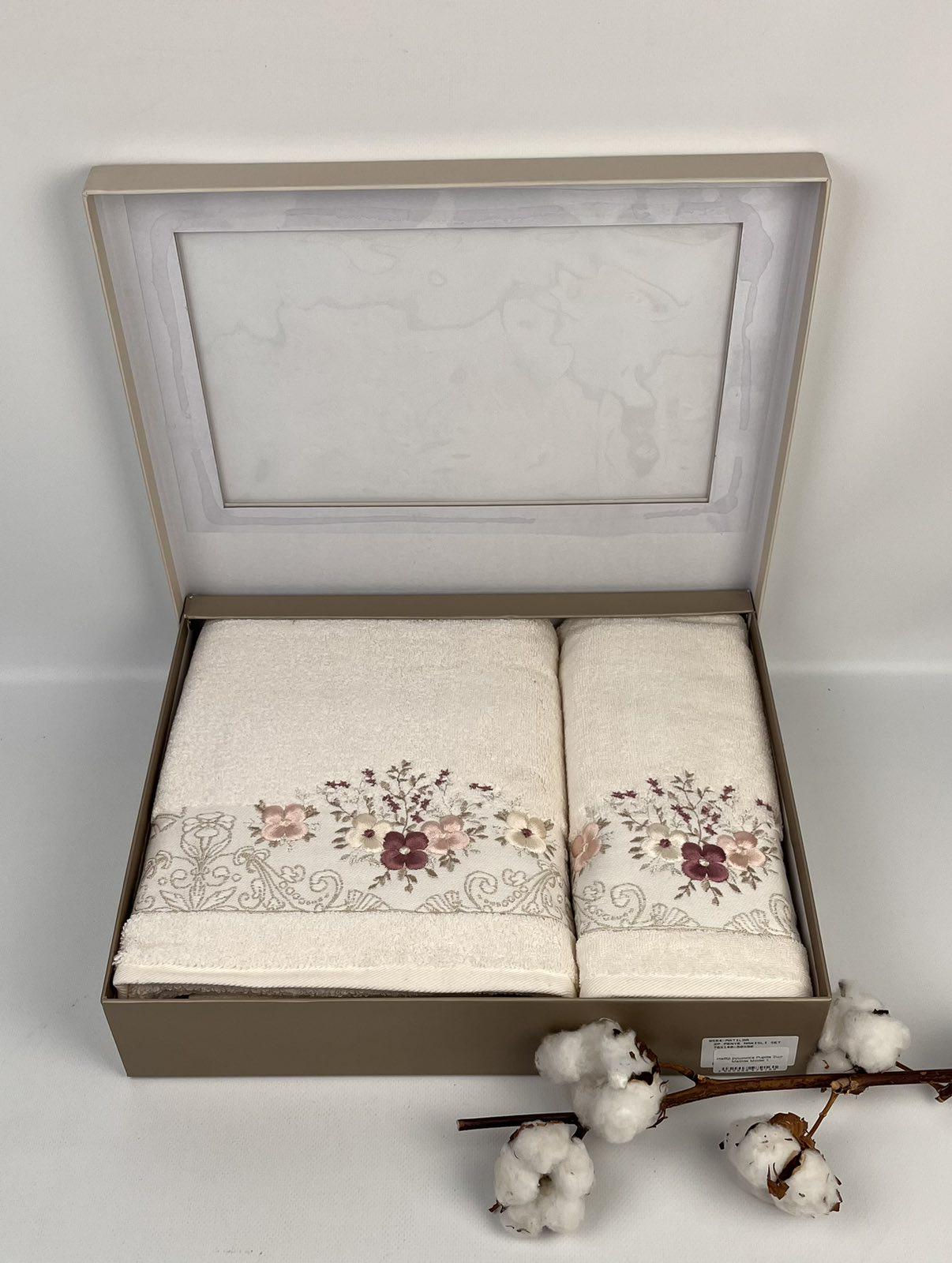 Набір рушників Pupilla Matilda Model 1 2 шт. 70x140 см Різнокольоровий (CN29896) - фото 1 Набір рушників Pupilla Matilda Model 1 2 шт. 70x140 см Різнокольоровий (CN29896) - фото 1