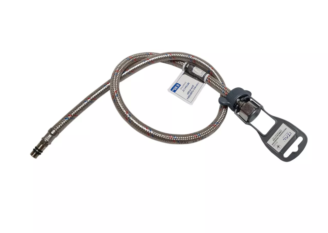 Шланг підведення ULTRA ITAL М10 1/2" 0,5 м довга (SQ-1056848) - фото 1 Шланг підведення ULTRA ITAL М10 1/2" 0,5 м довга (SQ-1056848) - фото 1