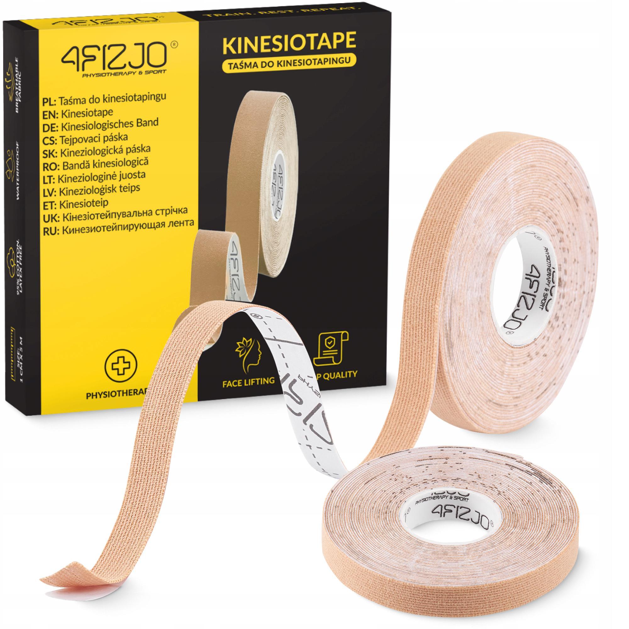 Тейп кинезиологический 4fizjo 1 см х 5 м Biege (P-5905973400800)