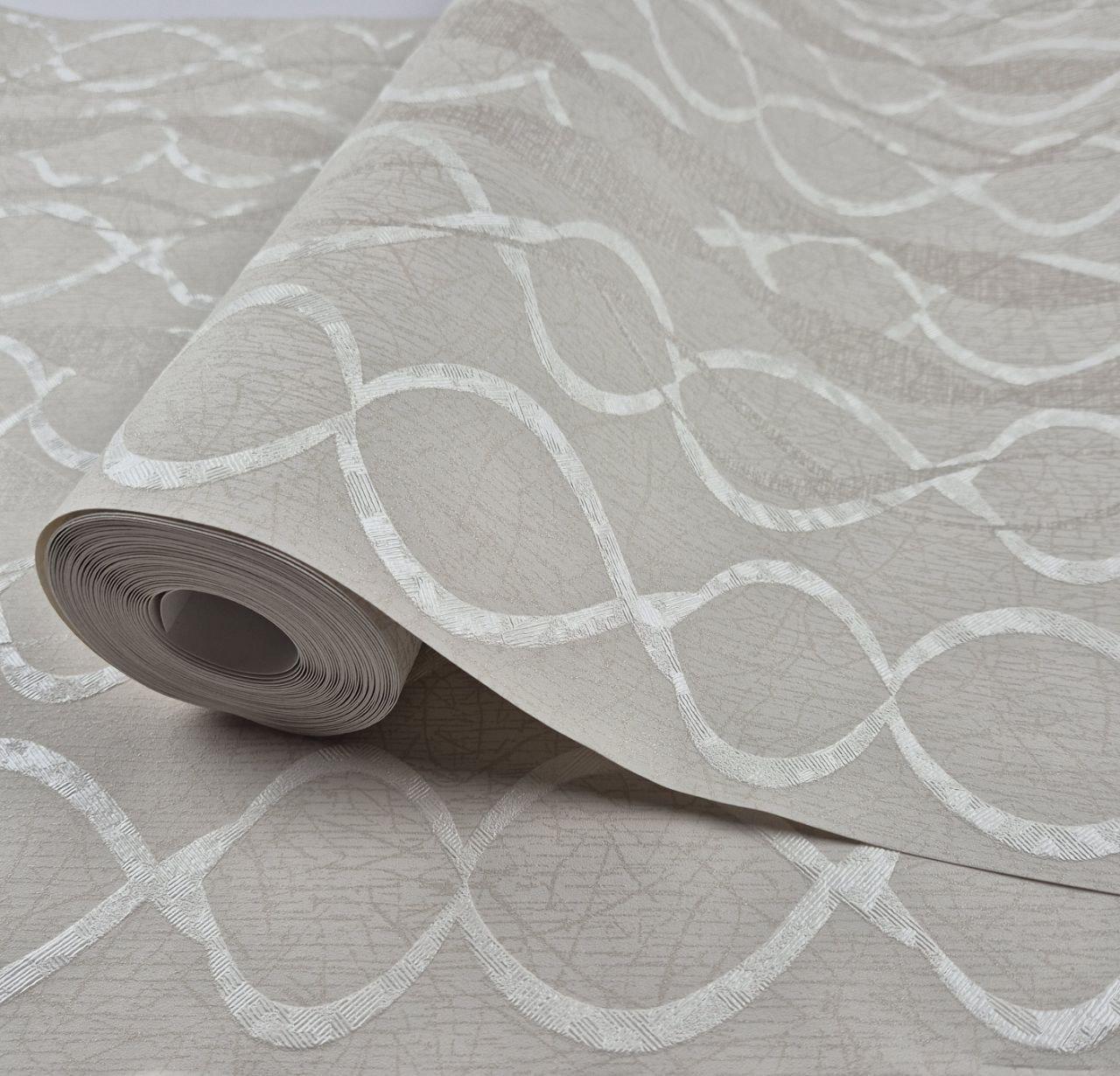 Обои виниловые на флизелине Marburg 58122 0,53х10,05 м Бежевый (2785922157)