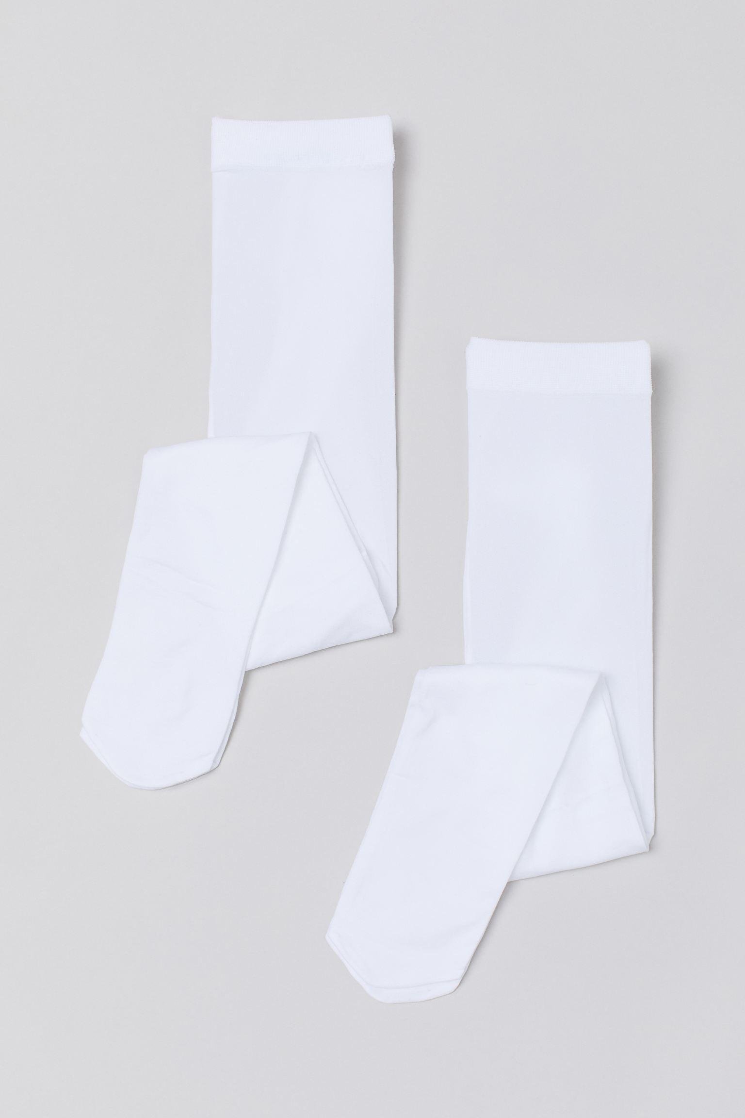 Колготки капроновые H&M 134-140 см Белый (16032876450)