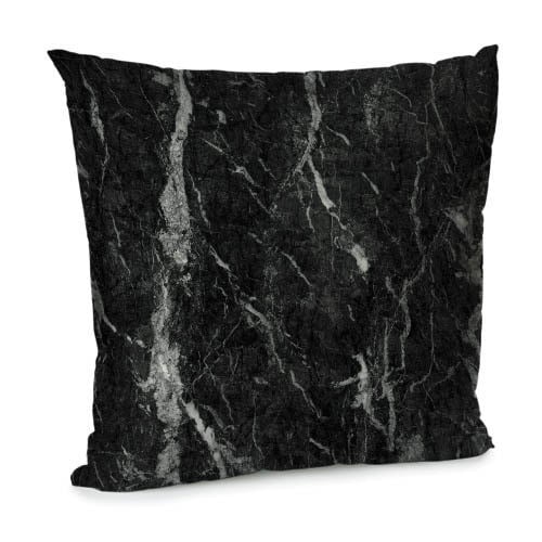 Подушка диванная с бархата Мрамор 45x45 см (45BP_ORG020)