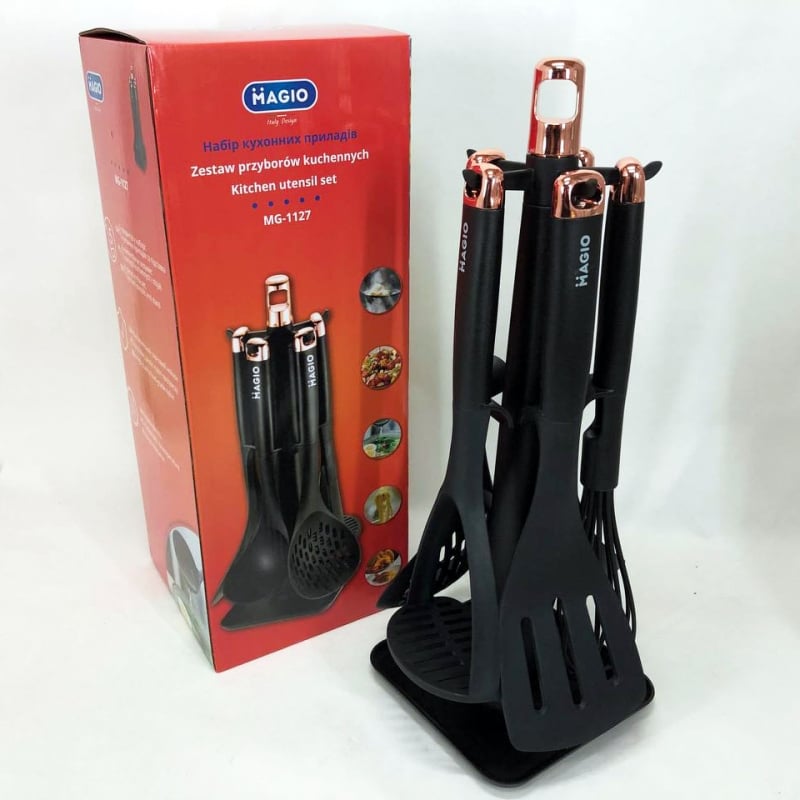 Набір кухонного приладдя Magio MG-1127 5 пр.(tf4811) - фото 2 Набір кухонного приладдя Magio MG-1127 5 пр.(tf4811) - фото 2