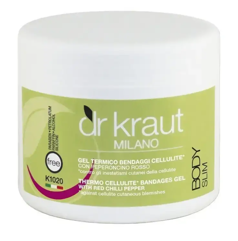 Гель антицеллюлитный бандажный с перцем чили Dr. Kraut Thermo cellulite bandages gel 500 мл