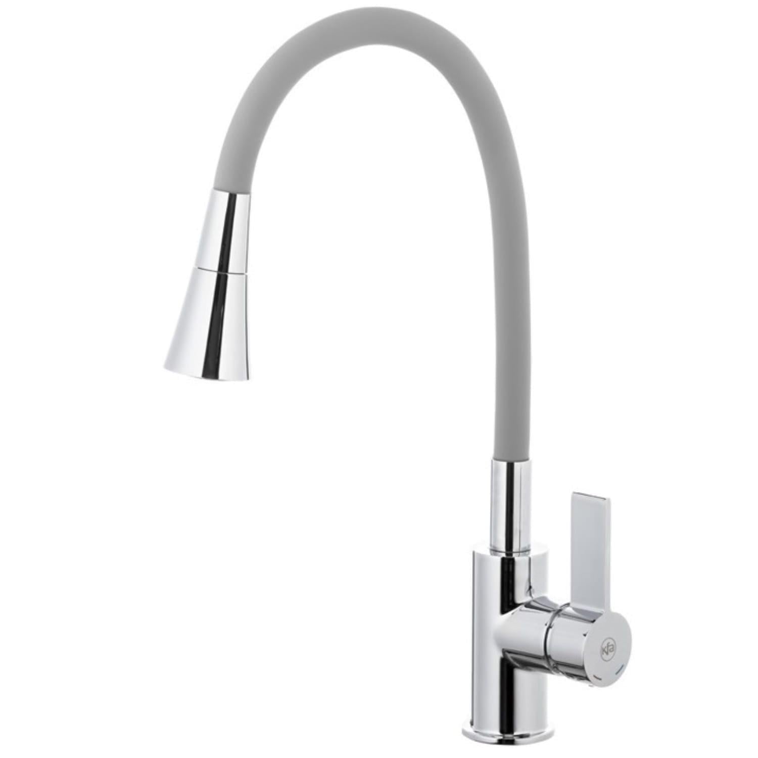 Кухонний змішувач для мийки KFA Armatura Rumba Duo одноважільний Сірий матовий (6553-925-63)