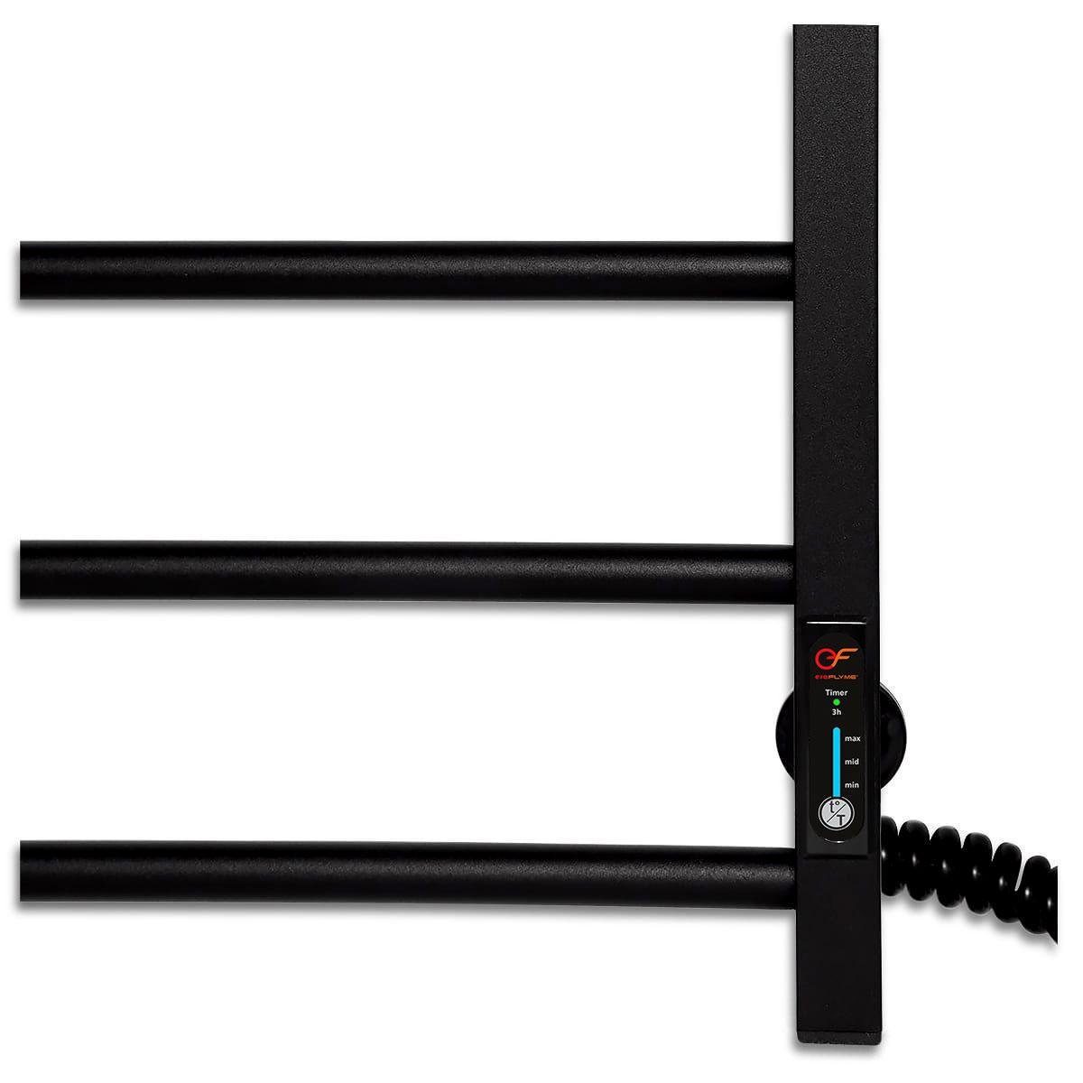 Полотенцесушитель электрический ERAFLYME 10 R правый 500x900 см Черный - фото 3 Полотенцесушитель электрический ERAFLYME 10 R правый 500x900 см Черный - фото 3