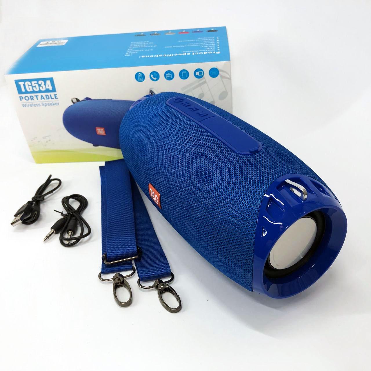 Колонка портативная с ремешком TG534 SD IPX5 Синий - фото 7 Колонка портативная с ремешком TG534 SD IPX5 Синий - фото 7