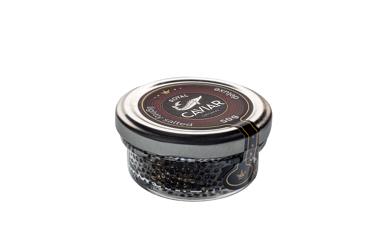 Икра зернистая осетровая Royal Caviar De Luxe 50 г (4820250310218)