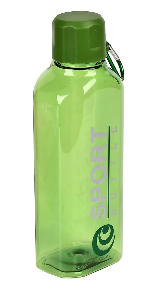 Пляшка-поїлка спортивна Sport 720 мл з карабіном пластикова Green (30962)