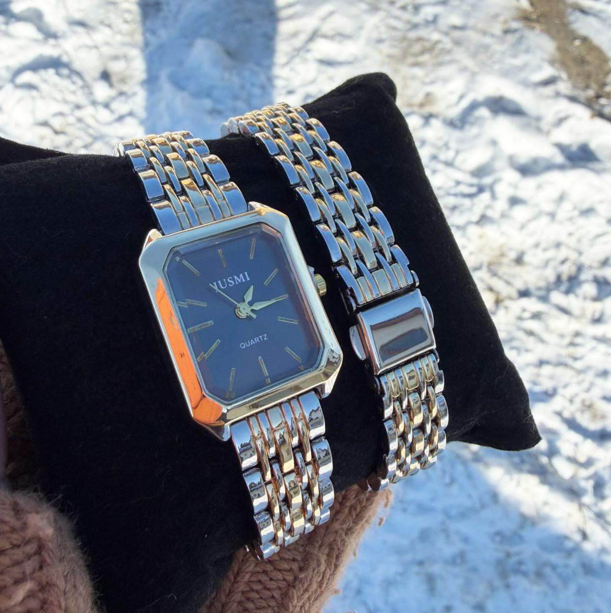 Часы женские GONCHAR & CO XIMILI медицинский сплав кварцевый механизм Золотисто-серебряный/Черный (65-09) Часы женские GONCHAR & CO XIMILI медицинский сплав кварцевый механизм Золотисто-серебряный/Черный (65-09)