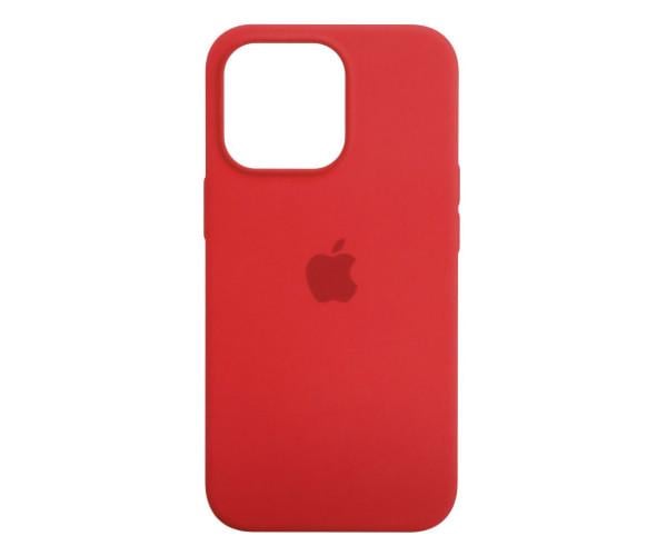 Чехол-накладка Silicone+MagSafe для Apple iPhone 14 Pro 04.Red