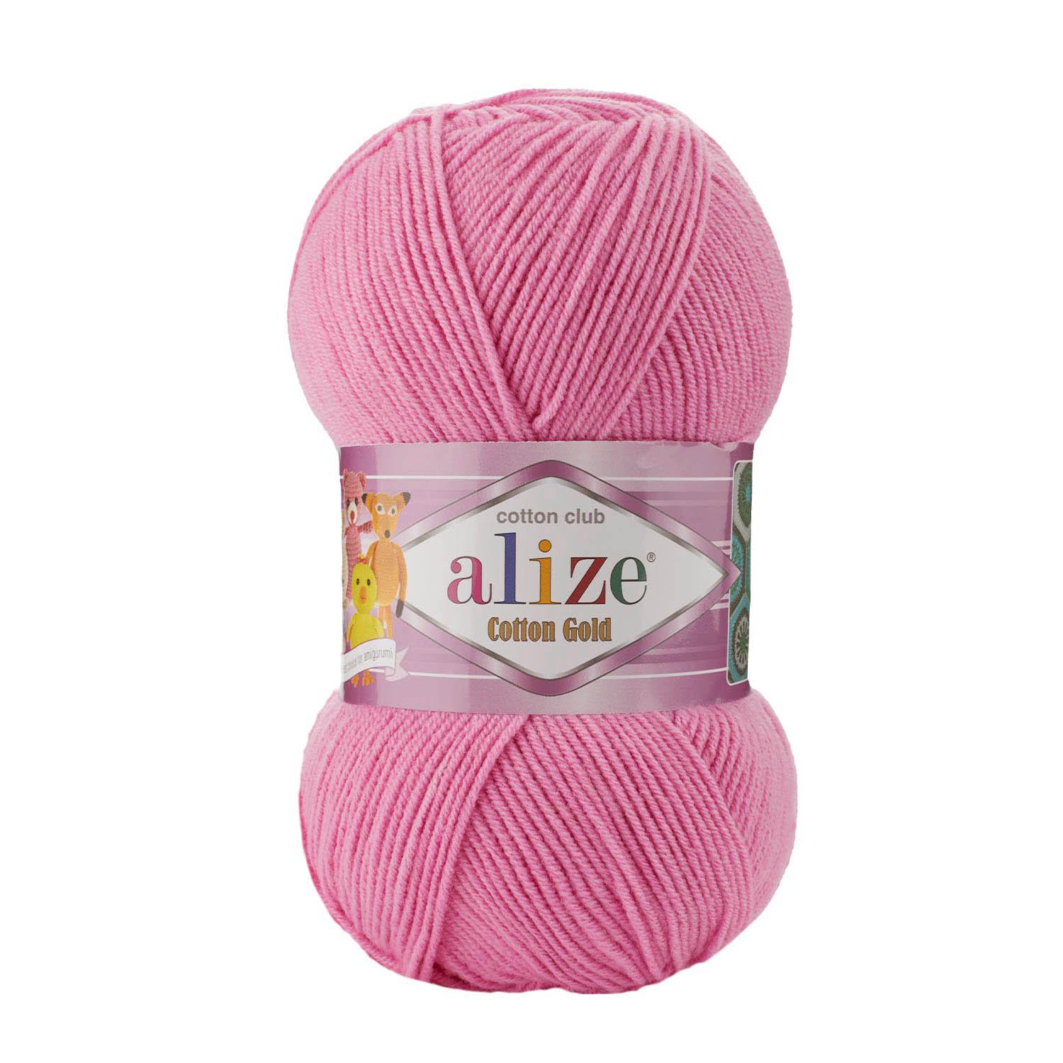 Пряжа Alize Cotton Gold 264 Розовый (6405)