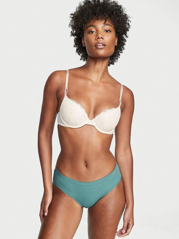 Трусики Victoria's Secret Sexy Illusions Floral M Зеленый (26327314)