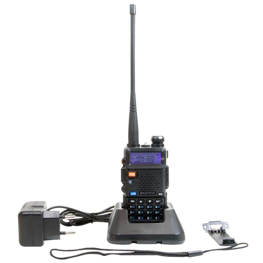 Рация Baofeng UV-5R ZS NA-771 с антенной Black (144/430 MHz)