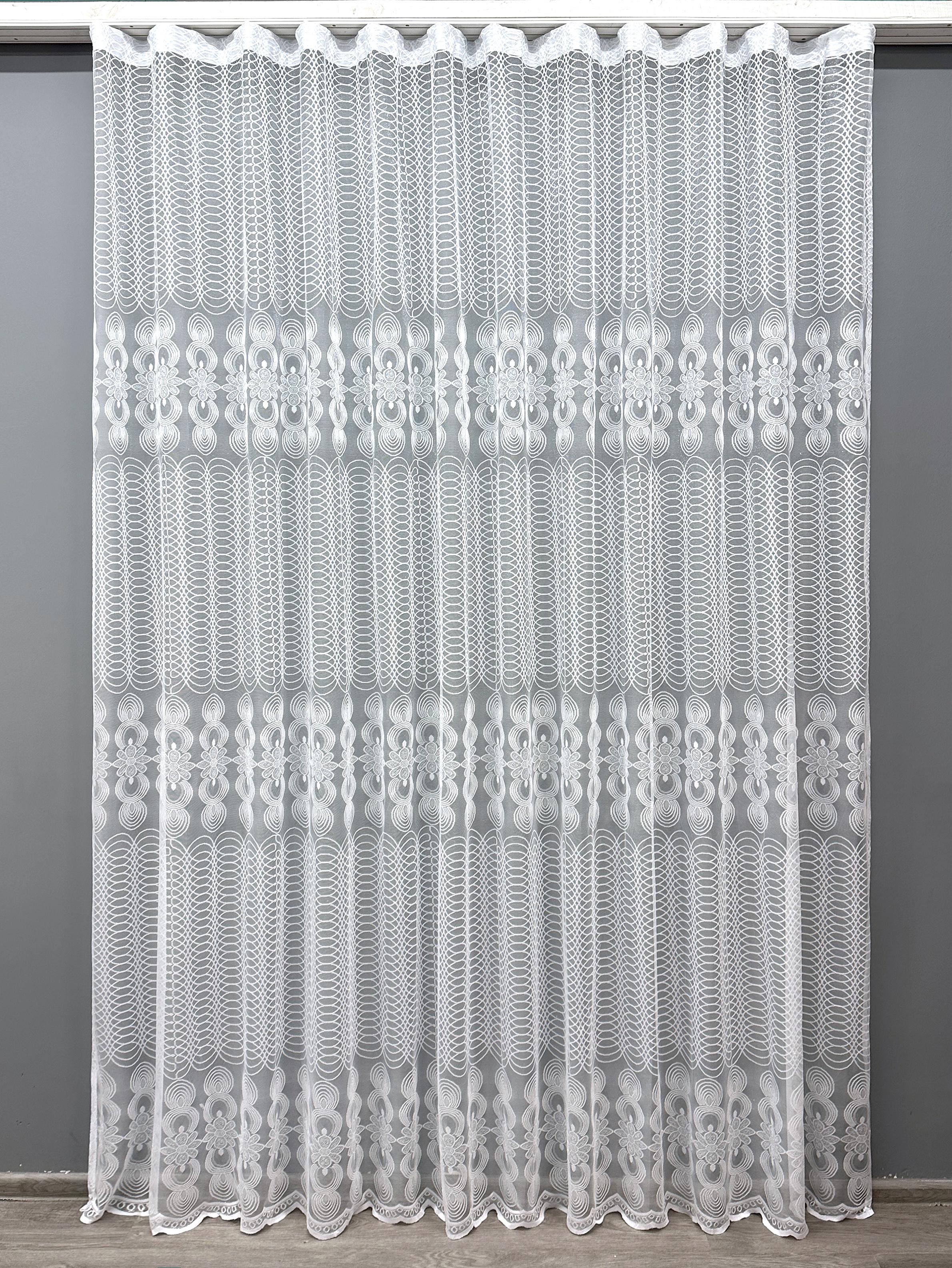 Тюль VR-Textil 1608т Жаккард 300х270 см Белый (42-0561) Тюль VR-Textil 1608т Жаккард 300х270 см Белый (42-0561)