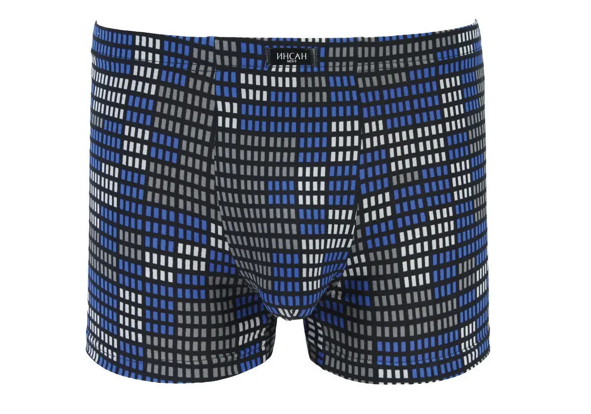 Чоловічі боксери стрейчові Бамбук Indena Insung L р. 44 2 шт. Синій (INS-18635)
