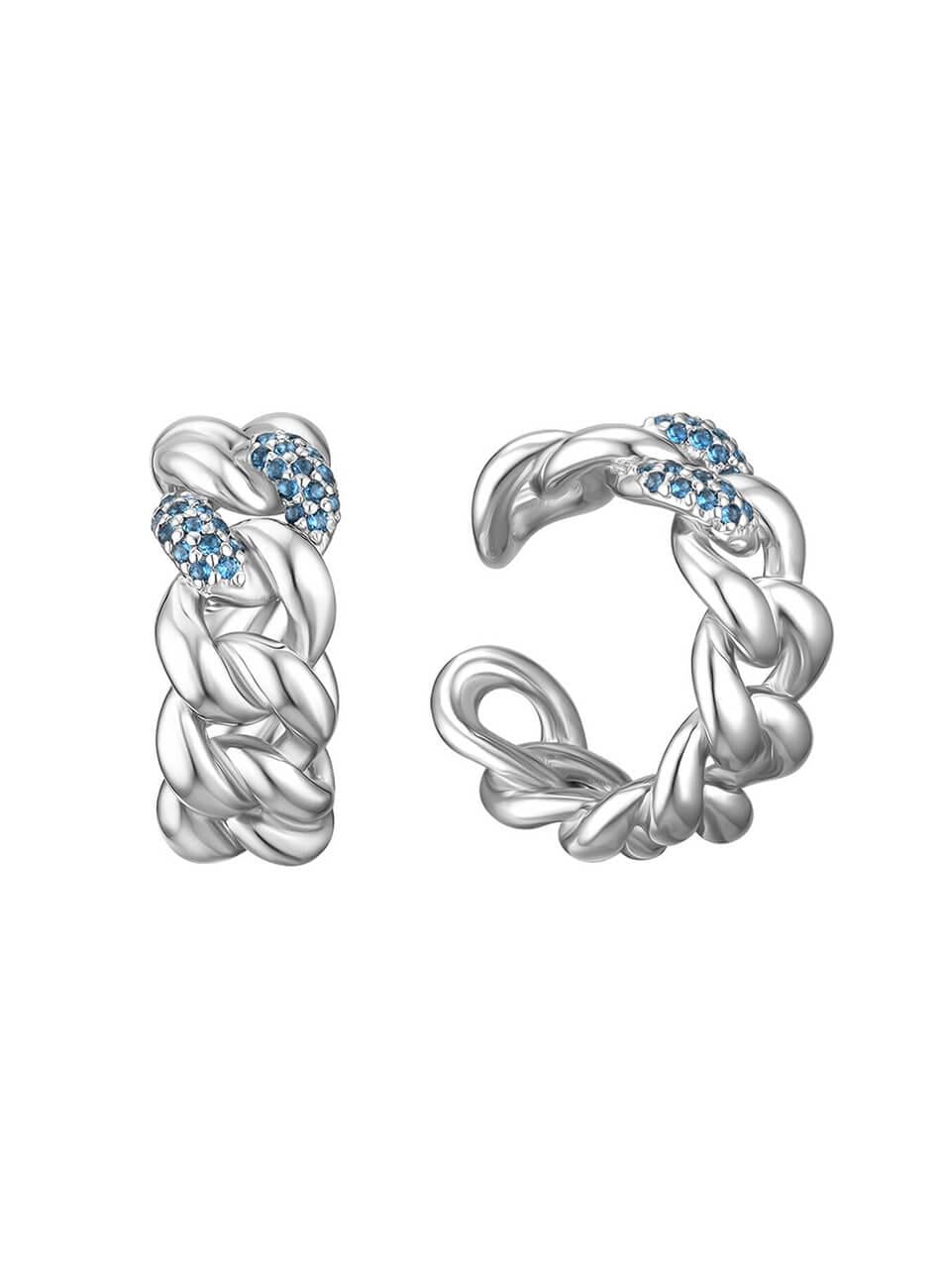 Кафф Classic blue жіночий RIMMART JEWELRY синій One size Кафф Classic blue жіночий RIMMART JEWELRY синій One size