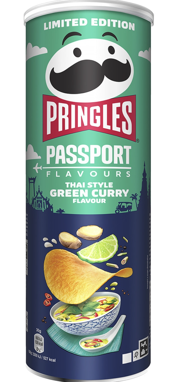 Чипсы Pringles Passport Flavours Thai Style Green Curry 165 г (2604563770)
