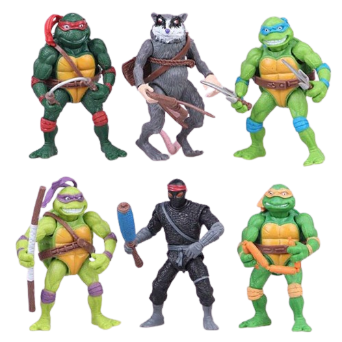 Фигурки Ninja Turtles Черепашки ниндзя 6 шт. Фигурки Ninja Turtles Черепашки ниндзя 6 шт.