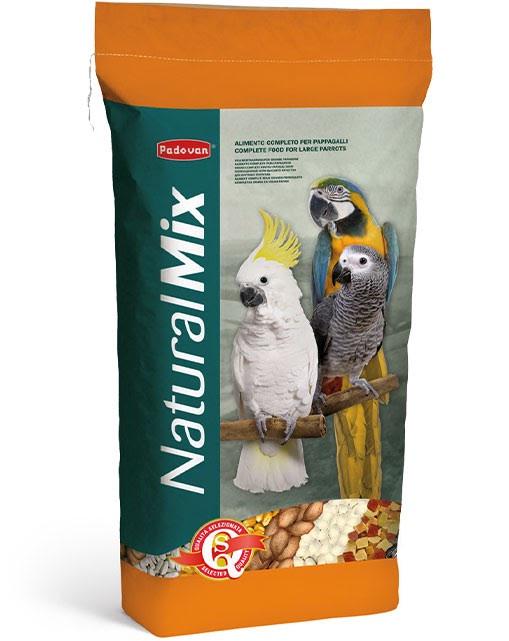 Корм Padоvan Naturalmix Pappagalli для великих папуг 18 кг (PP00006)