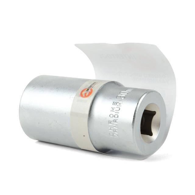 Головка шестигранная Intertool ET-0130 удлиненная хром-ванадиум 1/2" 30x78 мм (11550304)