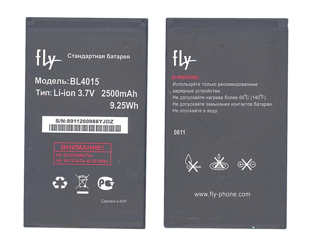 Аккумулятор для смартфона Fly BL4015 Fly IQ440 Energy 3,7V 2500 mAh 9,25 Wh Black