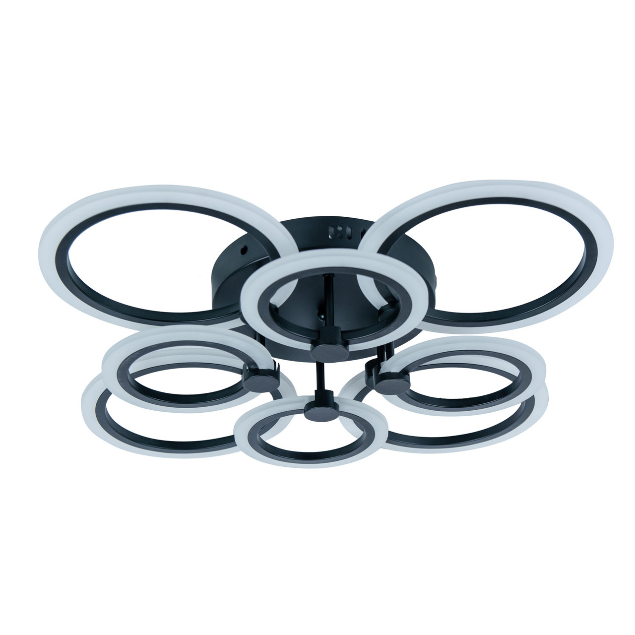 Люстра LED потолочная Sunlight 5333/4+4 Черный