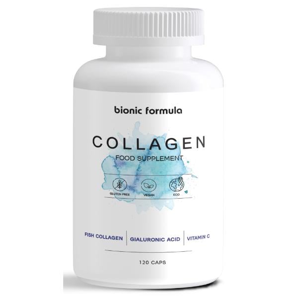 Колаген Bionic Formula Collagen Fish & Hyaluronic Acid 120 капс. (000022423)