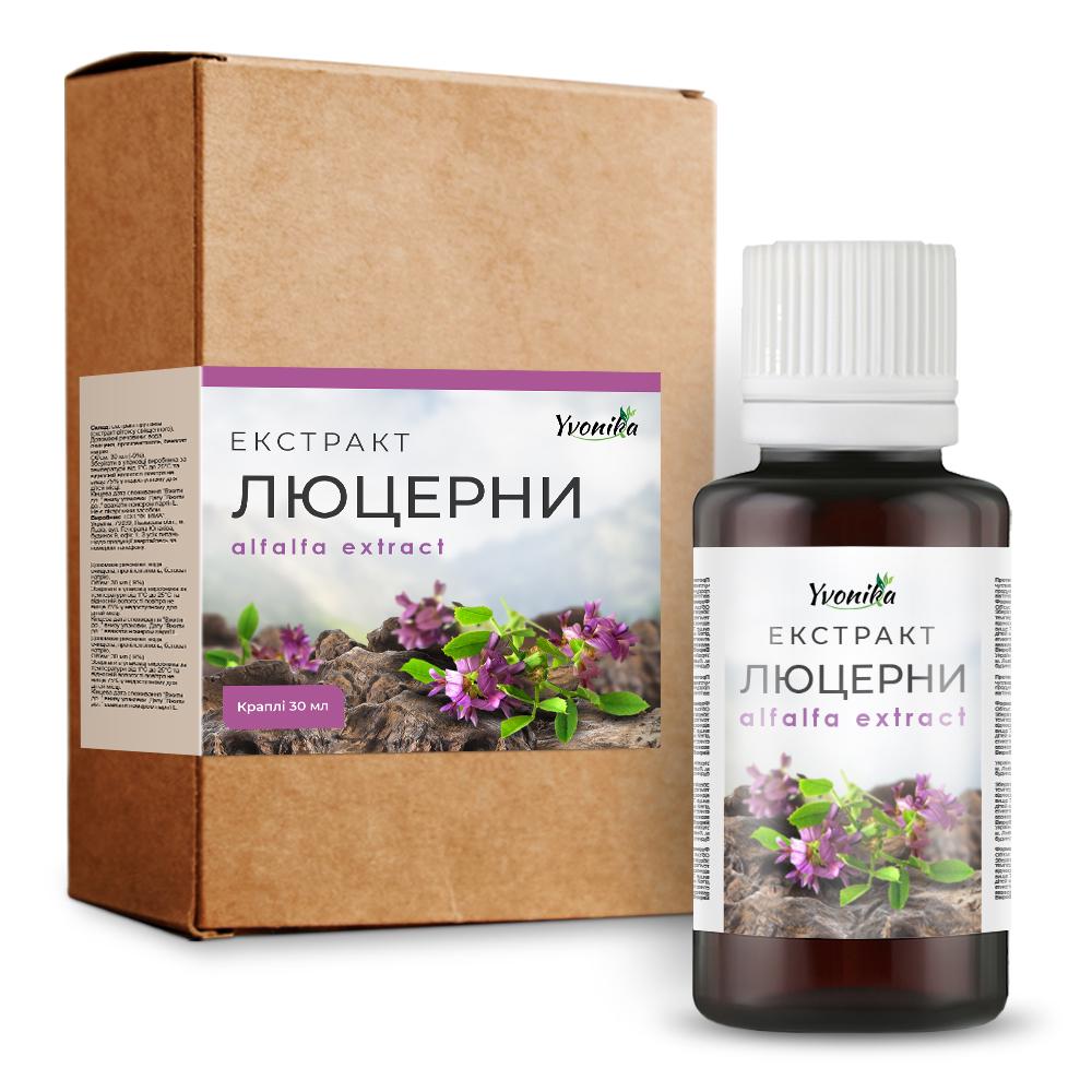 ᐉ Натуральная добавка Yvonika Экстракт люцерны 30 мл (000008654)