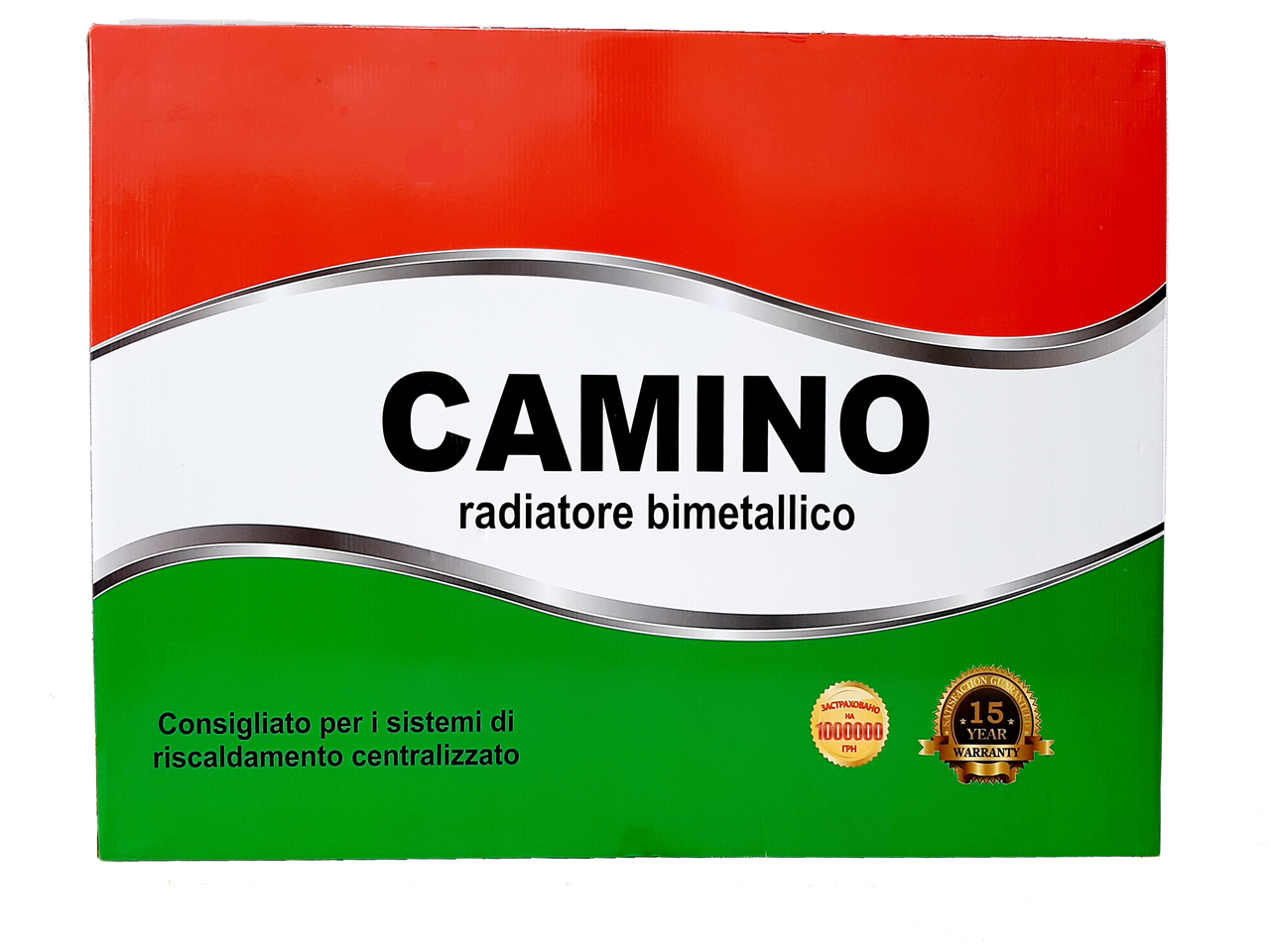 Радиатор биметаллический ТМ CAMINO 560x96x80 мм (2296398335) - фото 2