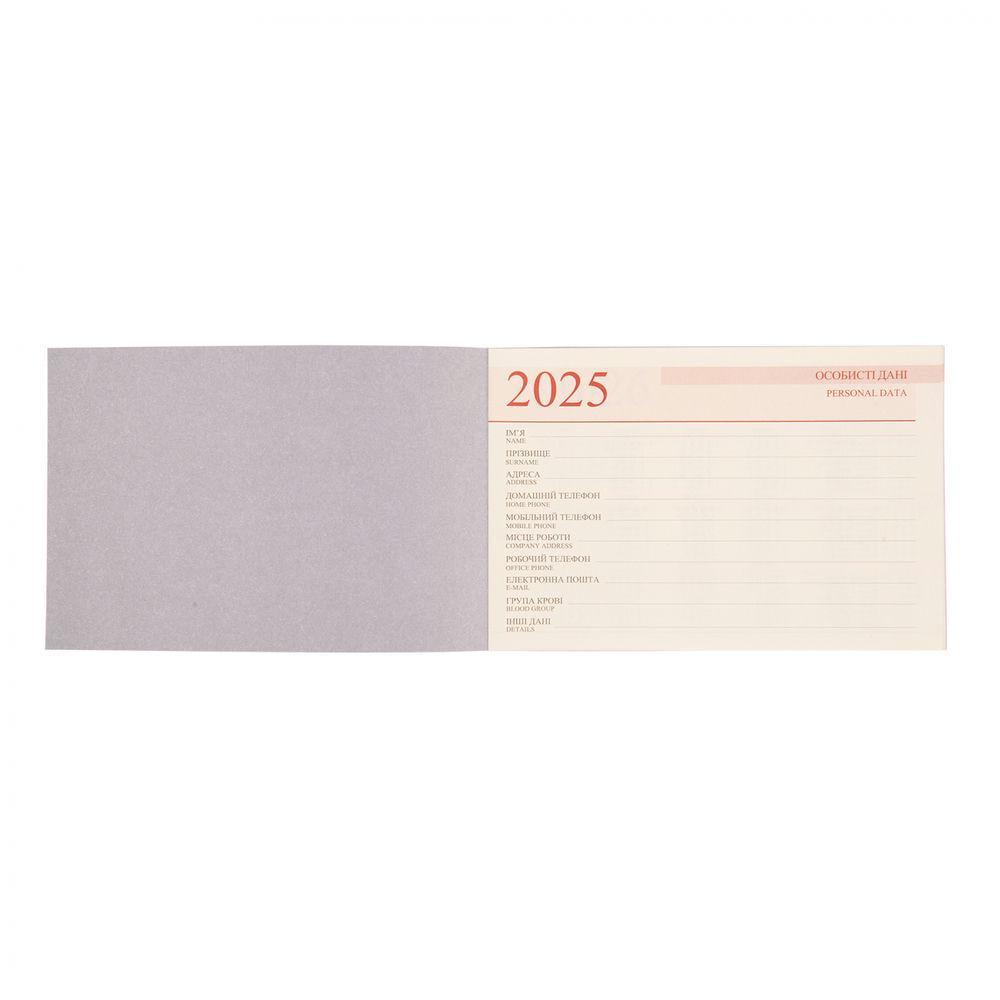 Еженедельник карманный 2025 Leo Planner Magnolia 100x150 мм 128 стр. Белый (252568) - фото 4