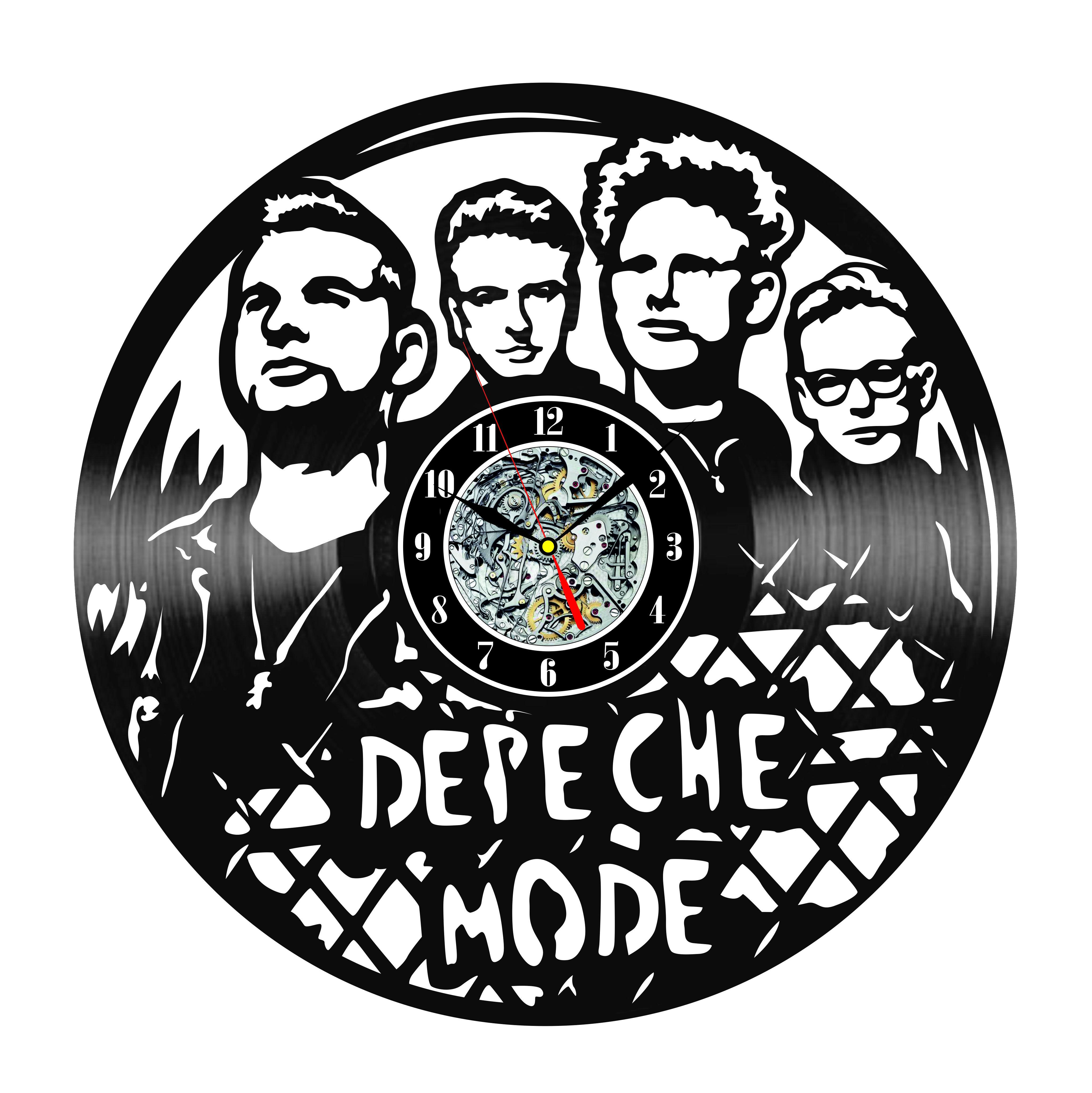 Часы настенные WHICH.BLACK Depeche Mode 30 см Винил