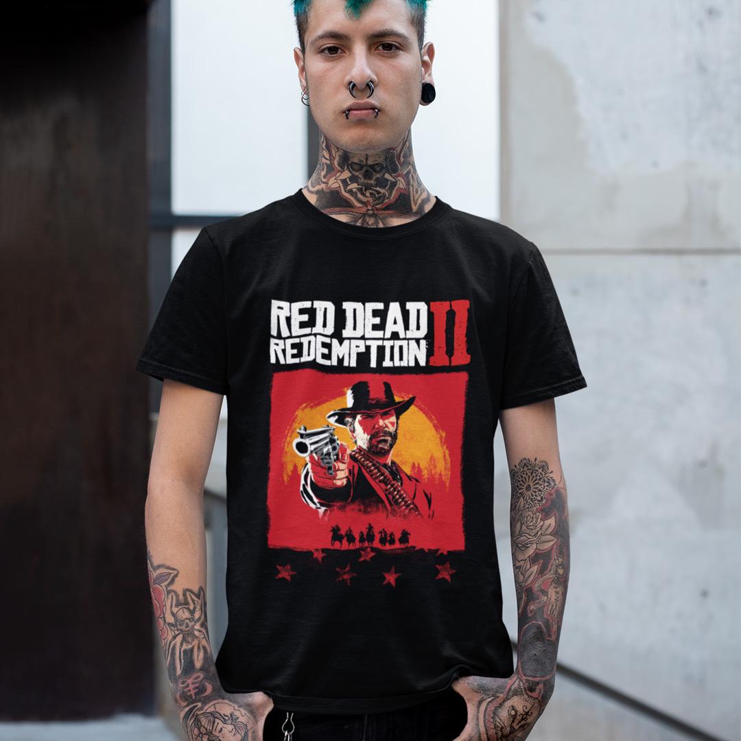 Футболка унисекс Red Dead Redemption II 3XL Черный (00000002407)