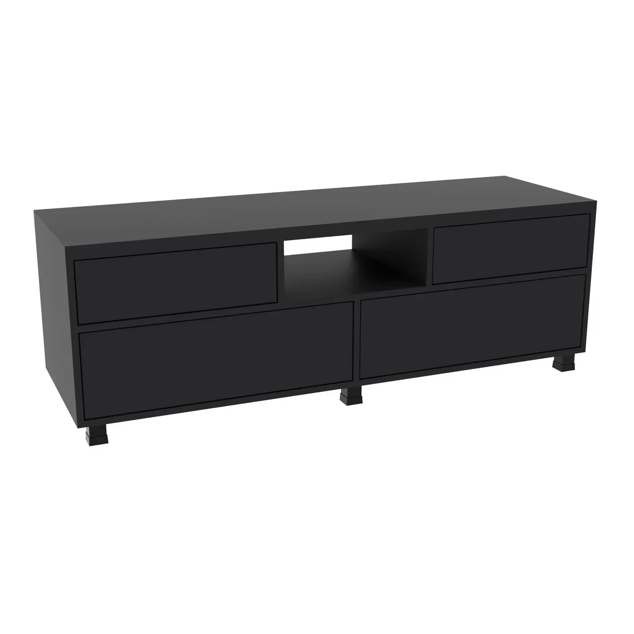 Тумба под TV Kontinent №3 140х45х47,5 см Антрацит (83492766)