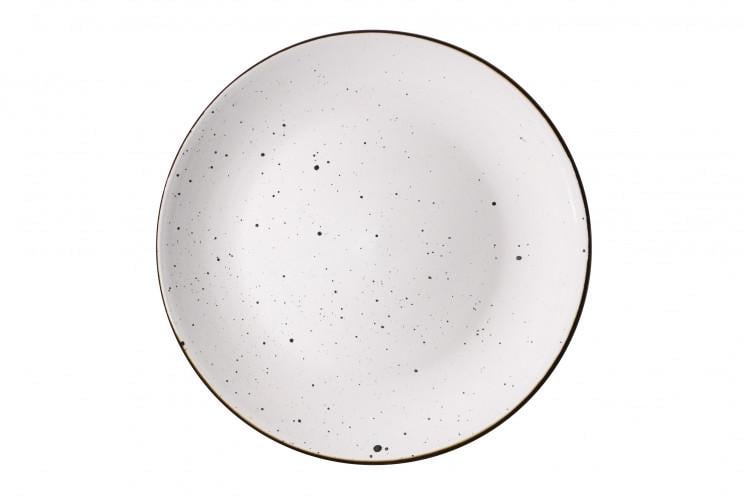 Тарілка десертна Ardesto Bagheria Bright 19 см White (AR2919WGC)